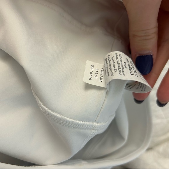 Spanx Get Moving Pleated White Skort - Picture 5 of 7